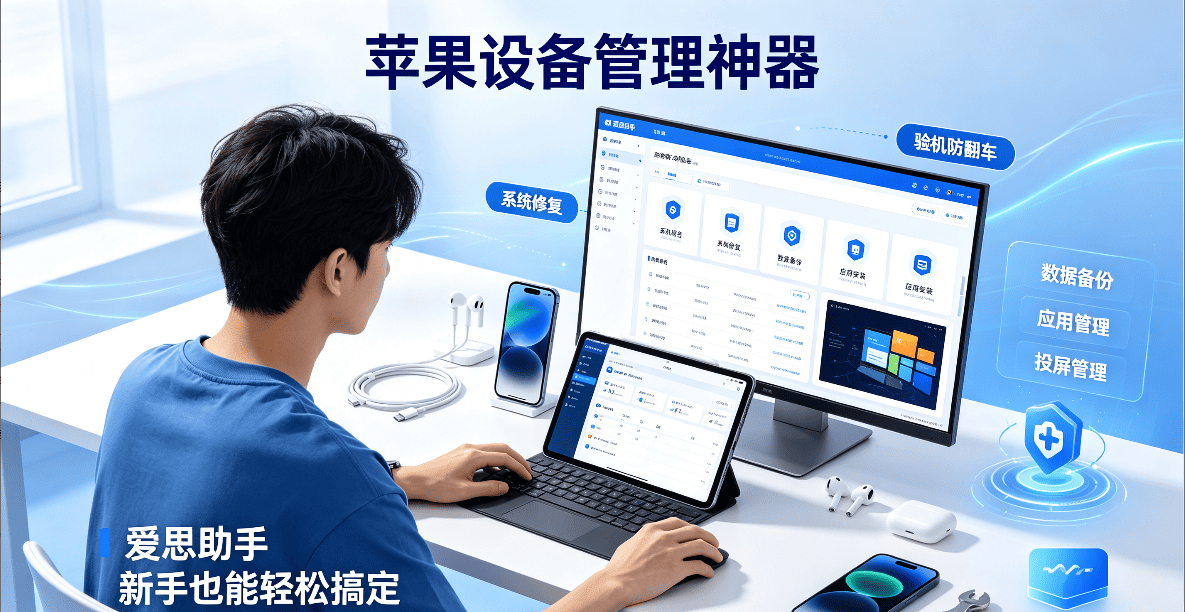 爱思助手设备管理界面