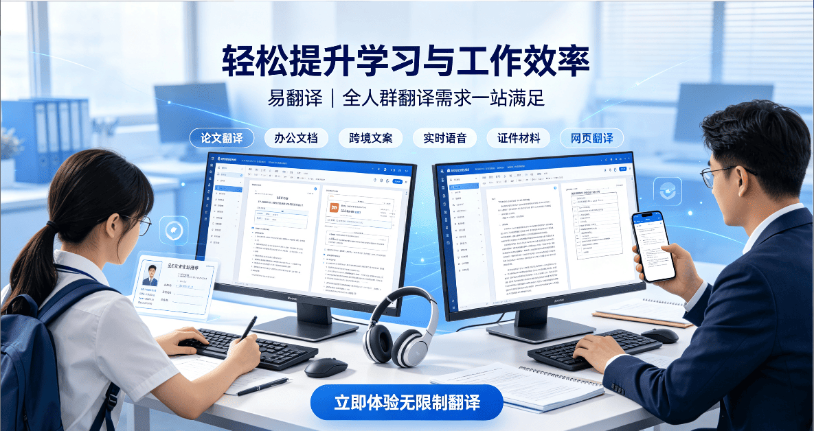 易翻译使用场景示意图