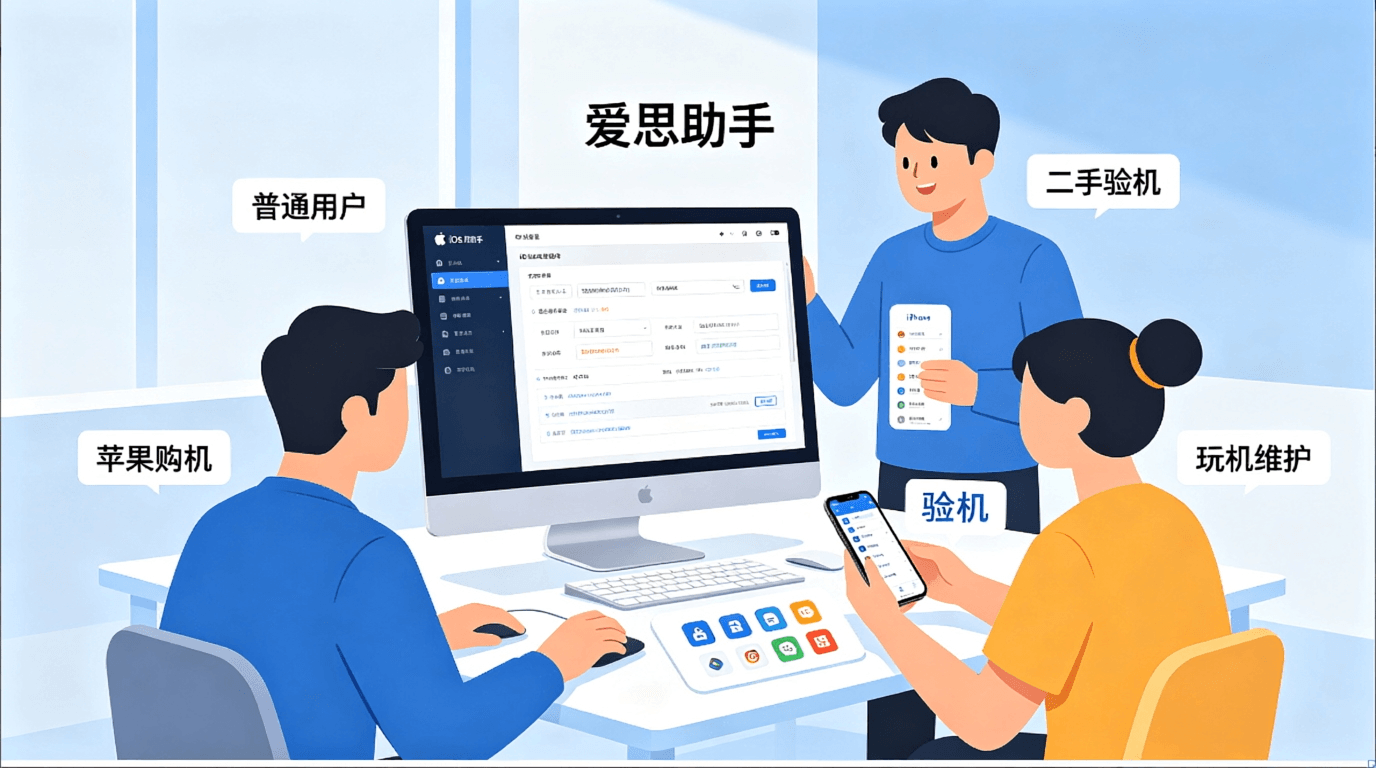 爱思助手设备管理界面